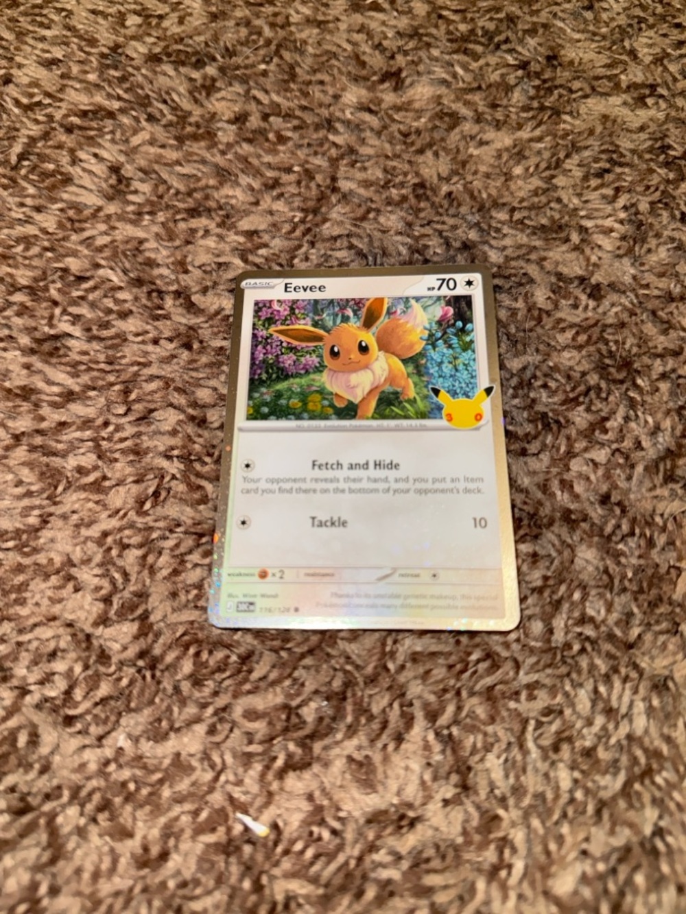 Pokémon TCG Eevee Cosmos Holo 116/128 - ME: 30th Celebration (30C)